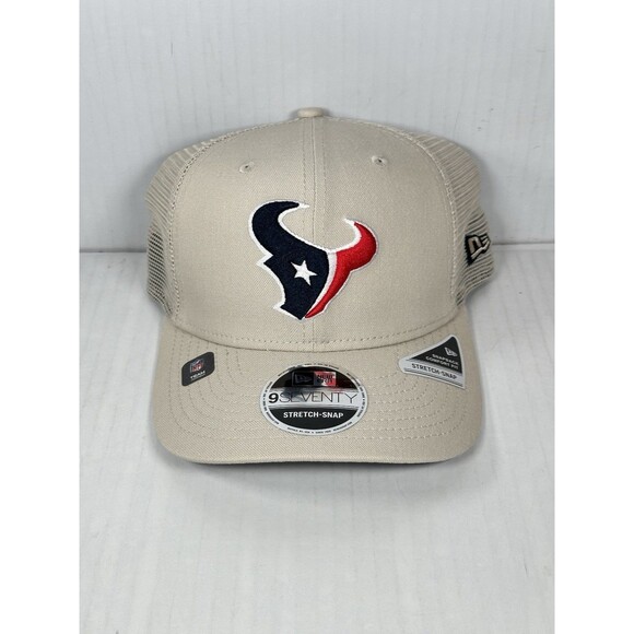 New Era Houston Texans 9SEVENTY Adjustable Trucker Stretch-Snap Hat Cap NWT - Picture 1 of 5